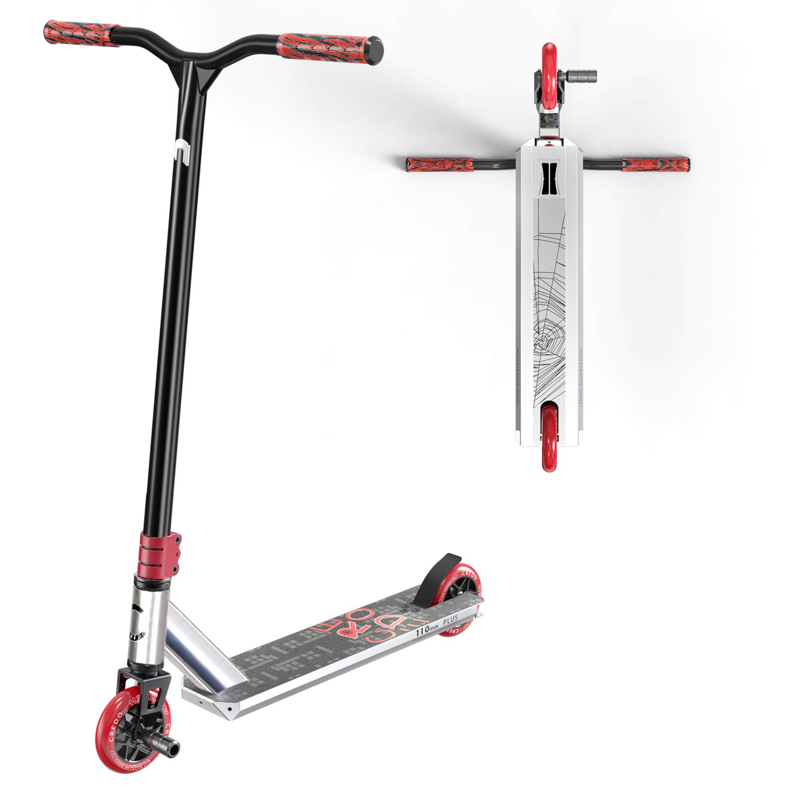 Pro Scooter - High Performance Stunt Scooter for Kids, Teens & Adults - Trick Scooter for All Skill Levels (Ages 8+) - Perfect for Street Riding, Park Tricks & Freestyle Competitions