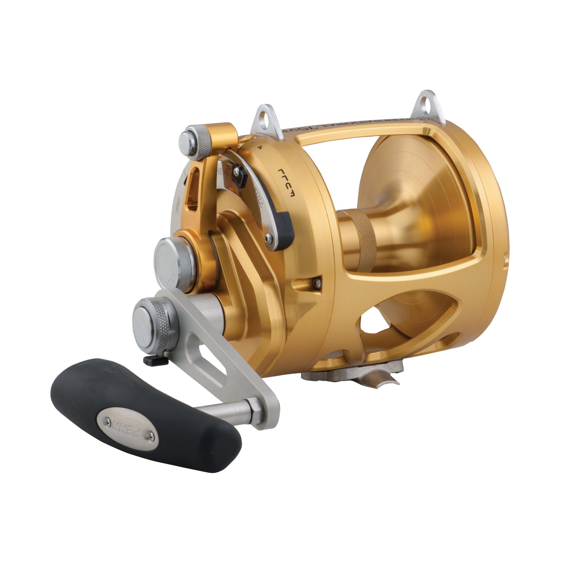 International® VIS Two Speed Conventional Fishing Reel - Saltwater & Freshwater Angling Gear for Offshore & Inshore Fishing