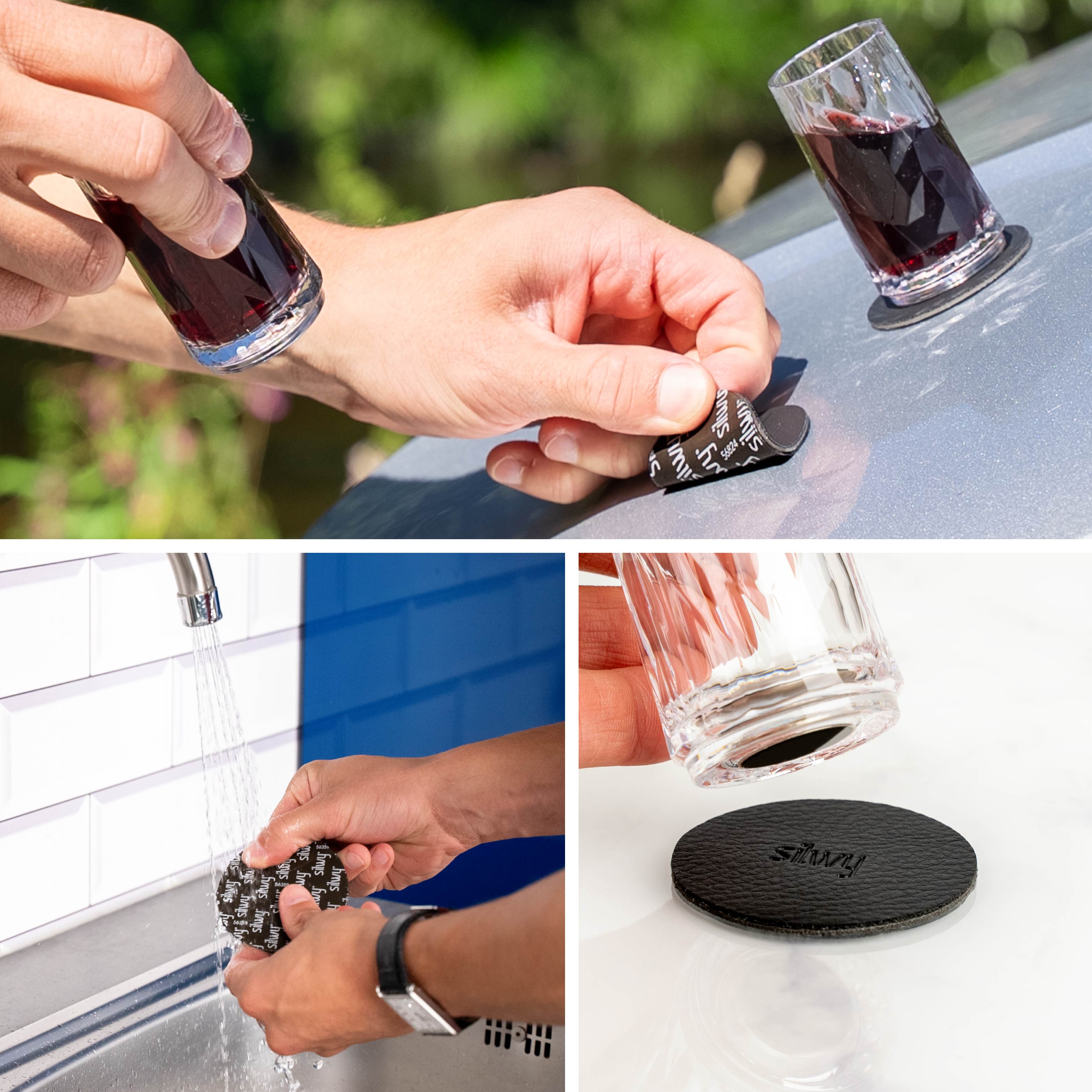 Premium Plastic Shot Glasses with Magnetic Base - Perfect for Parties, Bars, and Home Entertaining