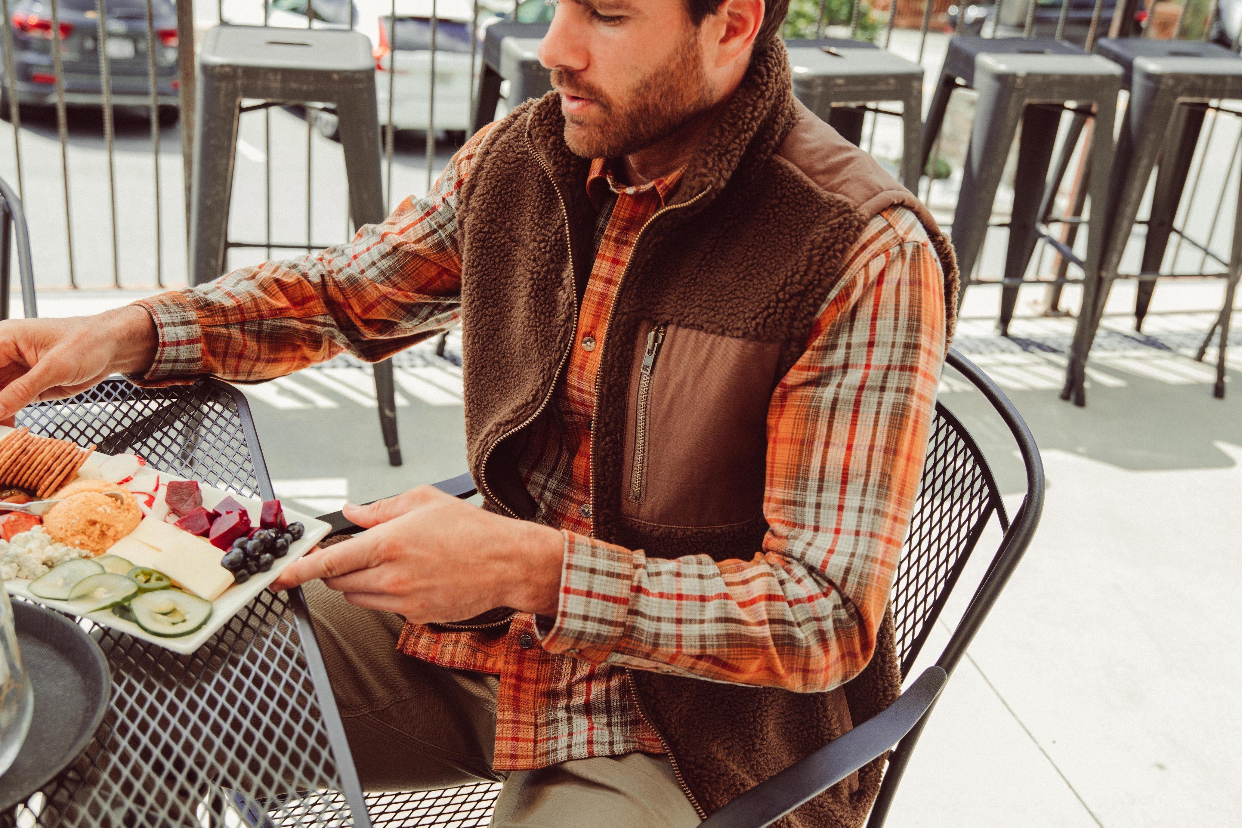 Men's Forge Vest Cedar - Lightweight Outdoor Hunting & Fishing Vest for Camping, Hiking & Tactical Use