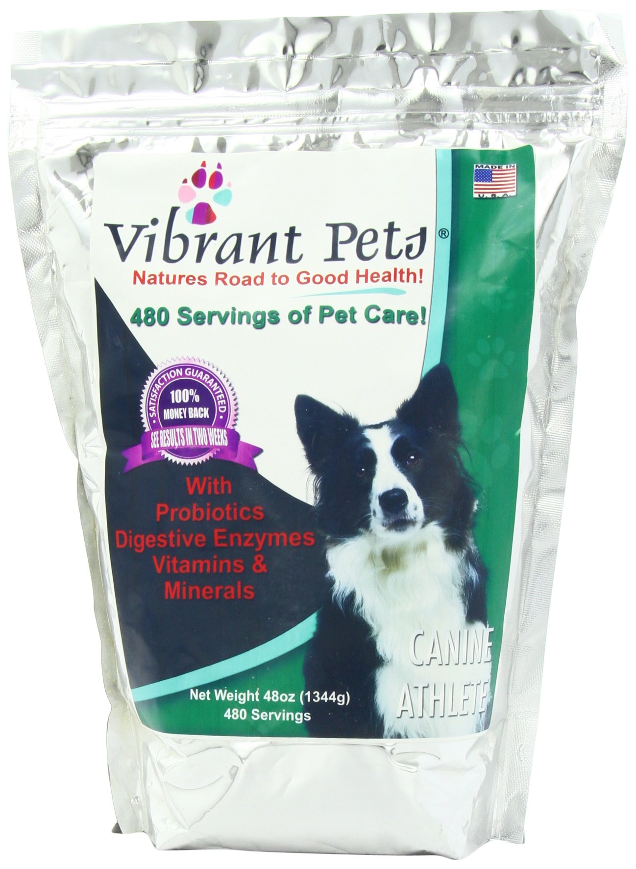 Premium Canine Athlete Advanced Formula - Enhances Coat Shine & Luster for Dogs | Boosts Puppy-Like Energy | Supports Joint & Muscle Health | Complete All-in-One Dog Nutrition Supplement | Ideal for Active Dogs & Senior Pets