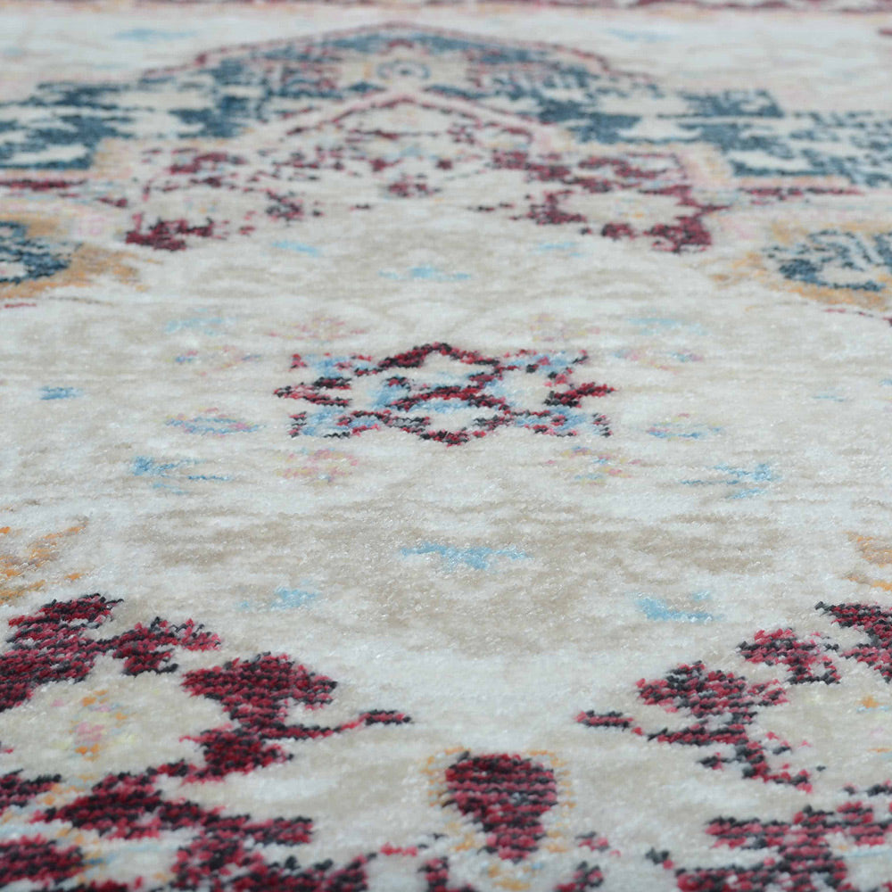 Rugascent Machine Woven Rug - Soft & Durable Area Rug for Living Room, Bedroom, Dining Room - Non-Slip & Stain Resistant Home Decor