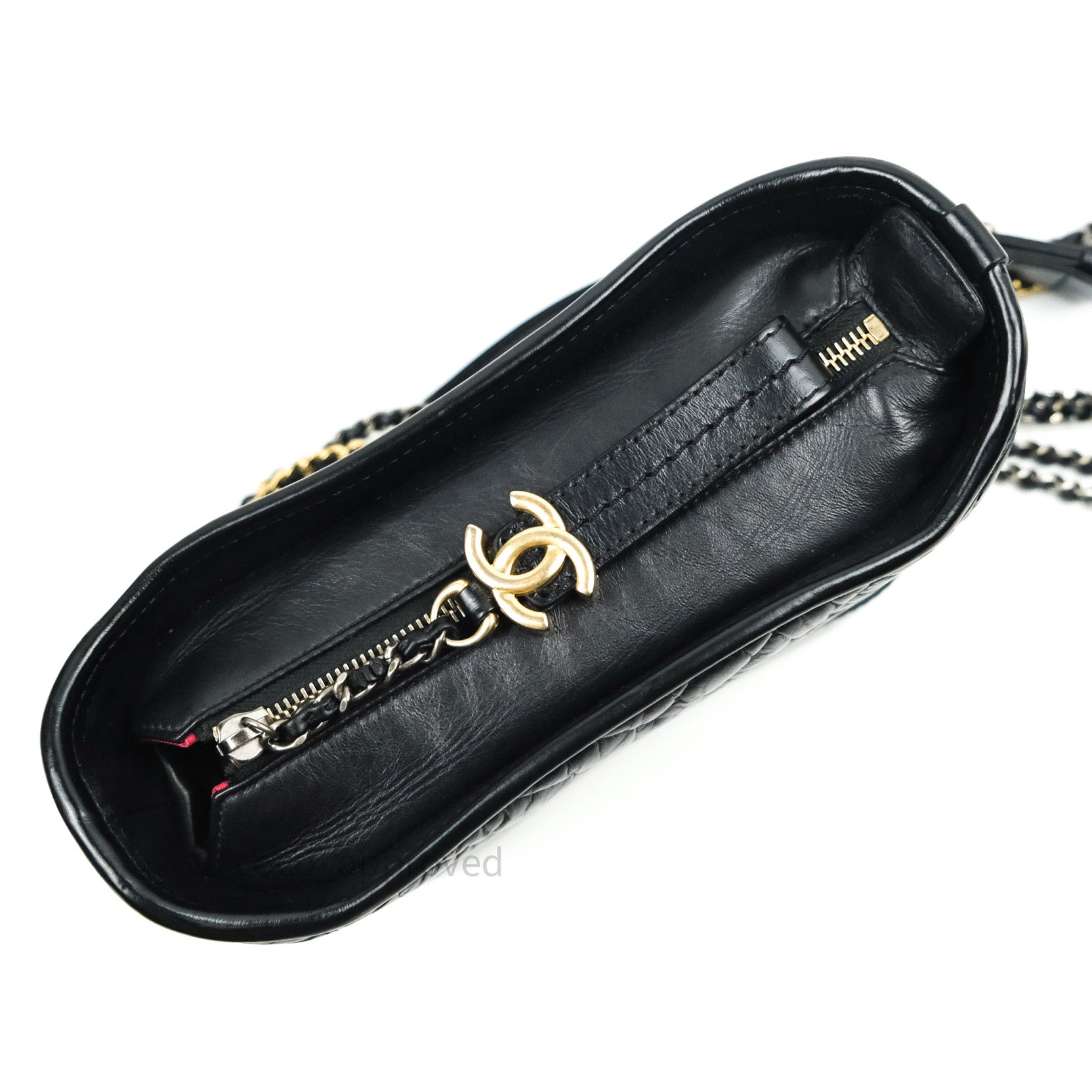 Chanel Small Gabrielle Hobo Bag in Black Calfskin with Chevron Pattern & Mixed Hardware - Luxury Crossbody Purse for Women, Perfect for Date Night & Evening Events