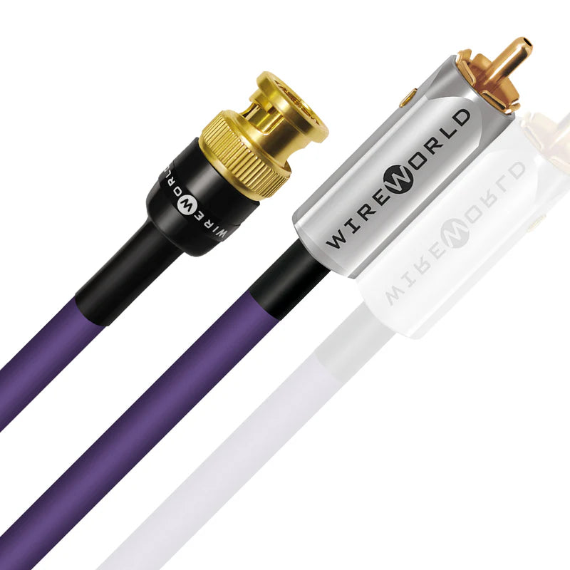 Wireworld Ultraviolet® 10 Coaxial Digital Audio Cable - High Performance Digital Audio Connection for Home Theater & Hi-Fi Systems