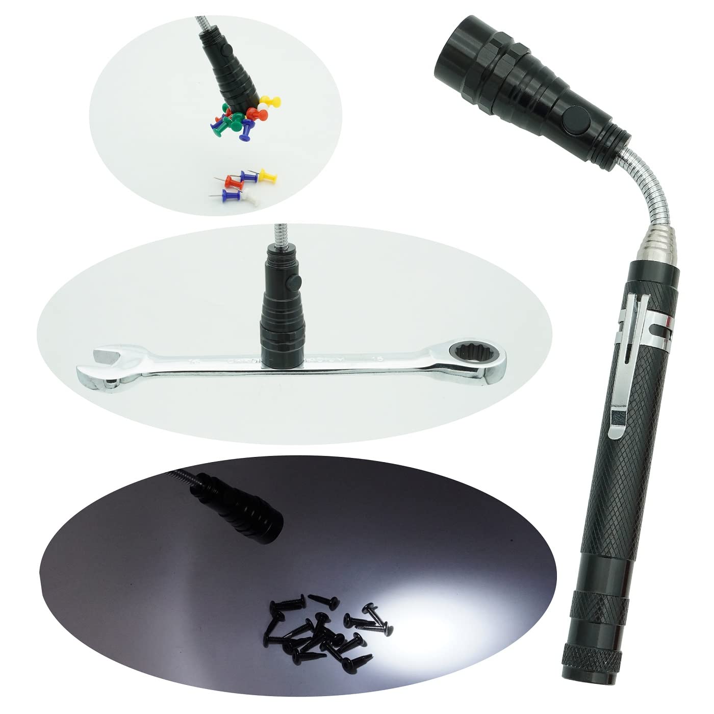 Telescopic Magnetic Pickup Tool Set - 10LB Magnet Pickup (30