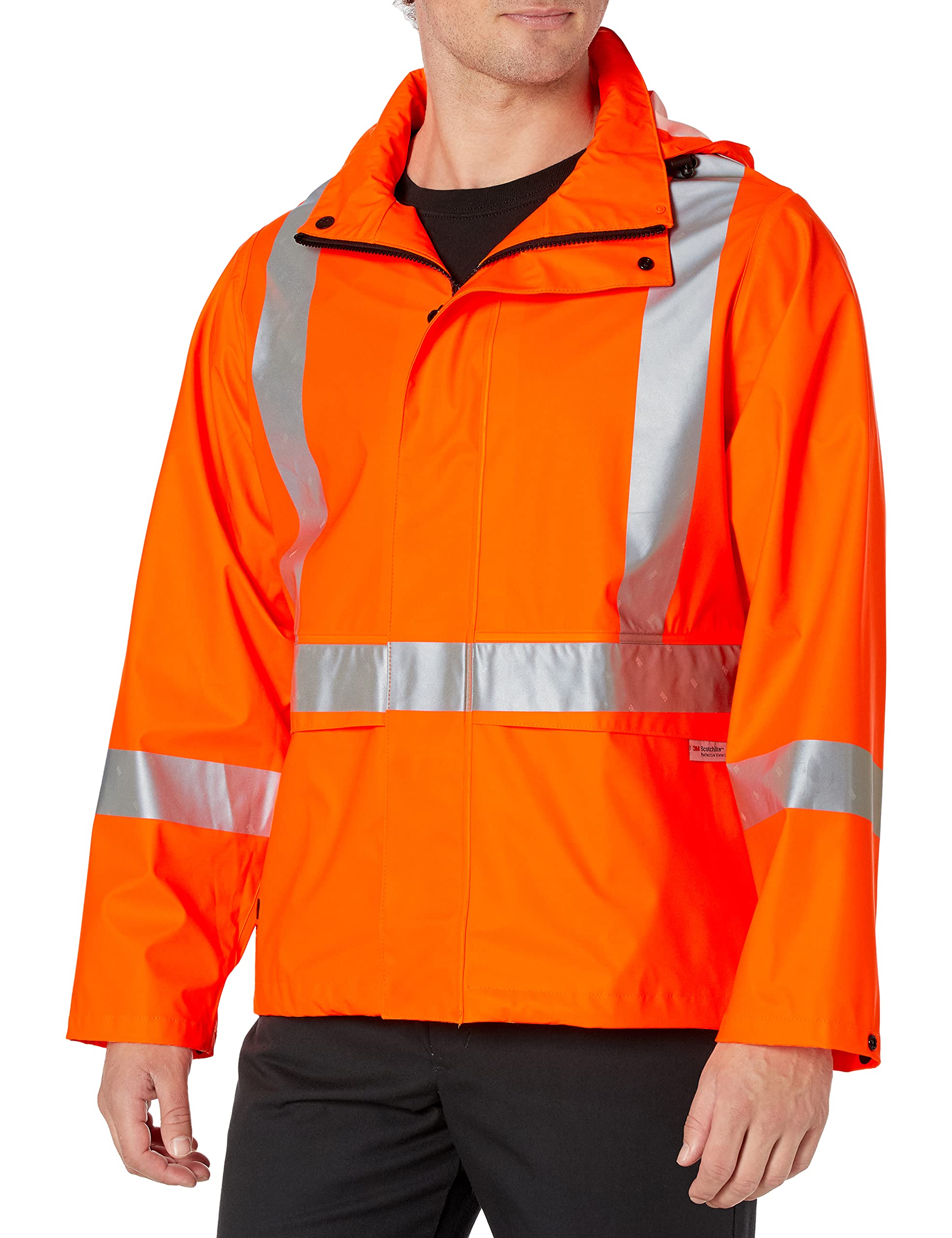 Helly-Hansen Men's Waterproof Work Jacket - CSA Approved Raincoat for Construction & Outdoor Work | Durable Weatherproof Coat for Heavy Duty Use
