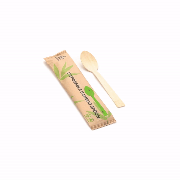 Eco-Friendly Bamboo Disposable Spoons - 1000 Count Bulk Pack, 7
