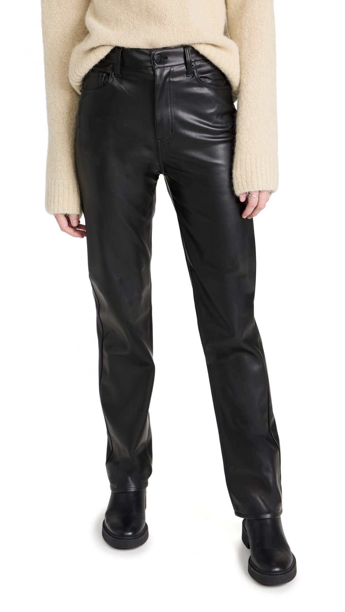 Women's Cassie Super High Rise Straight Denim Pants - Stretch Comfort Fit for Casual & Office Wear | Pistola Denim Jeans for Everyday Style
