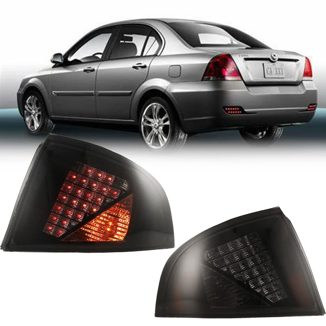 ROXX LED Tail Lights for Nissan Sentra 2000-2003 - Red LED Rear Light Assembly Replacement Pair (Driver & Passenger Side) | Durable & Bright Brake Lights for Night Driving & Enhanced Safety