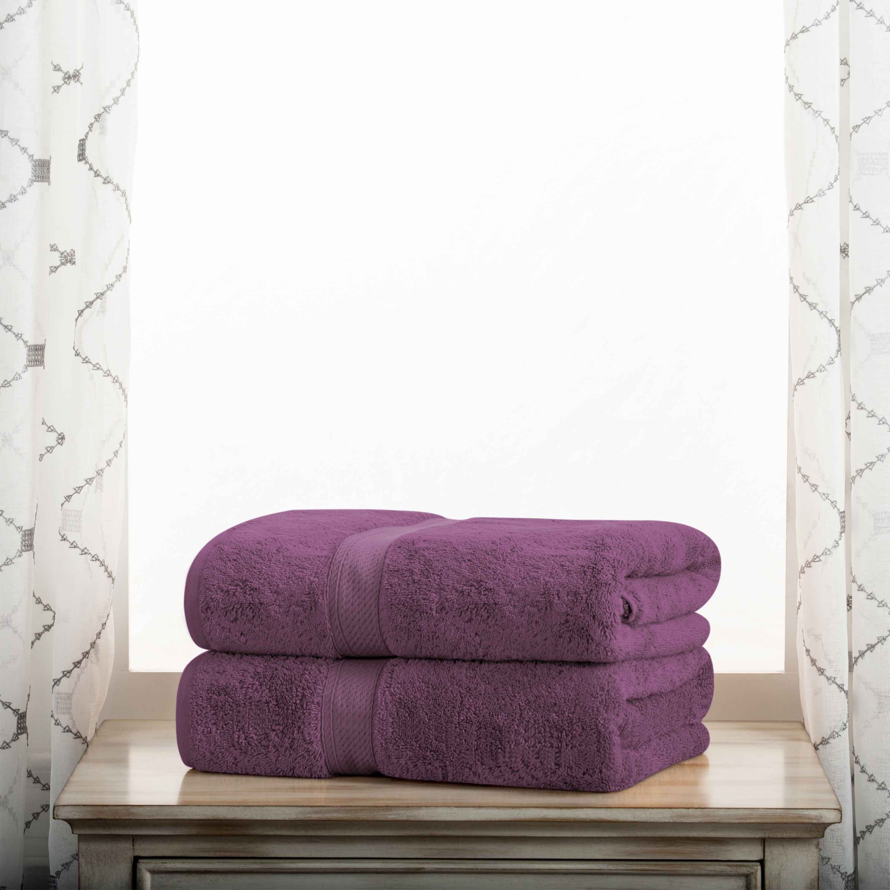 Premium Egyptian Cotton Bath Towel Set - Ultra Soft, Absorbent & Heavyweight 2-Piece Set for Spa, Bathroom & Luxury Home Use