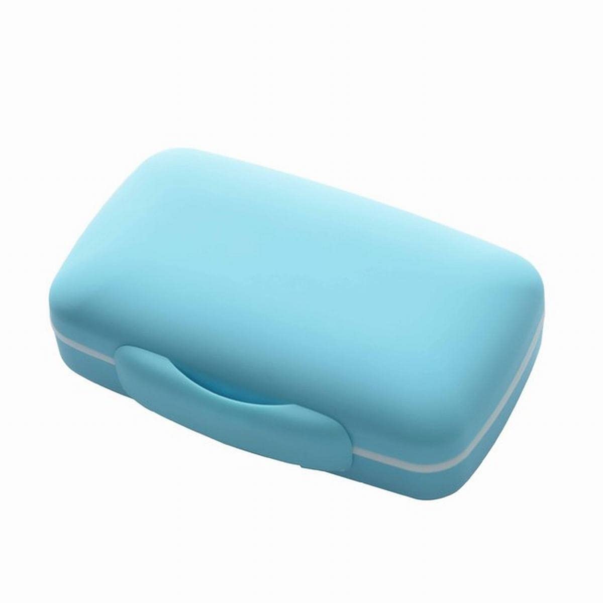 8-Grid Large Capacity Pill Organizer Box - Sealed Medicine Storage Case with Divider for Pills & Tablets (Sky Blue) | Perfect for Daily Medication, Travel, and Weekly Drug Dispensing
