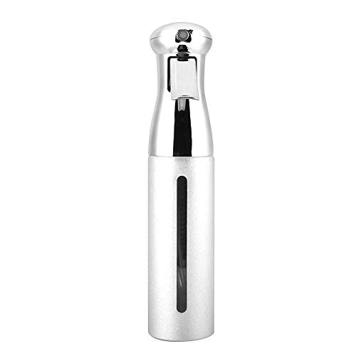 250ml Silver Hair Styling Spray Bottle - Water Saving Hairdressing Sprayer for Salon & Barber Tools | Perfect for Hair Styling, Moisturizing & DIY Beauty Treatments