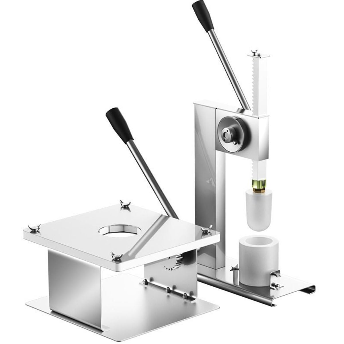Automatic Baozi Maker with Dough Press - Semi-Automatic Dumpling & Steamed Bun Maker for Homemade Baozi, Cream Buns & Dim Sum - Perfect for Asian Cooking, Home Kitchens & Restaurant Use
