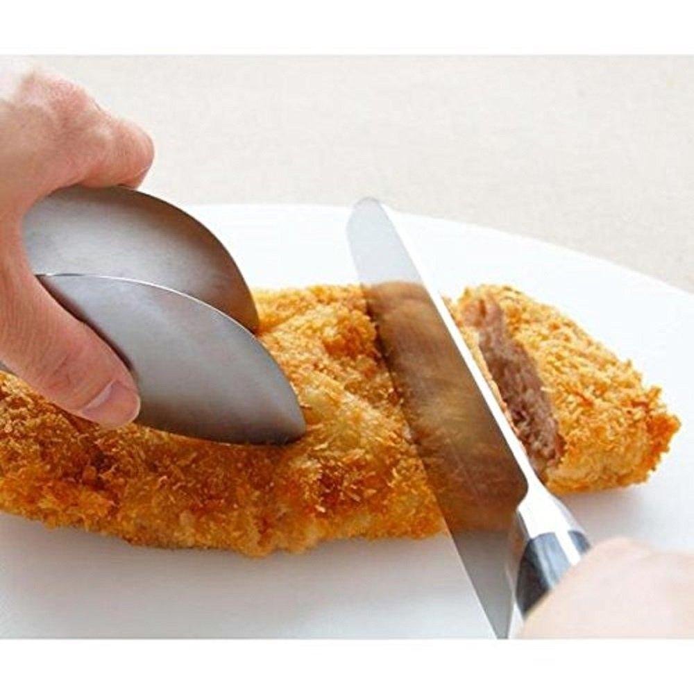 Stainless Steel Fingertip Tongs - Professional Kitchen Tweezers for Precision Cooking, Garnishing & Plating - Perfect for Chefs, Bartenders & Home Cooks