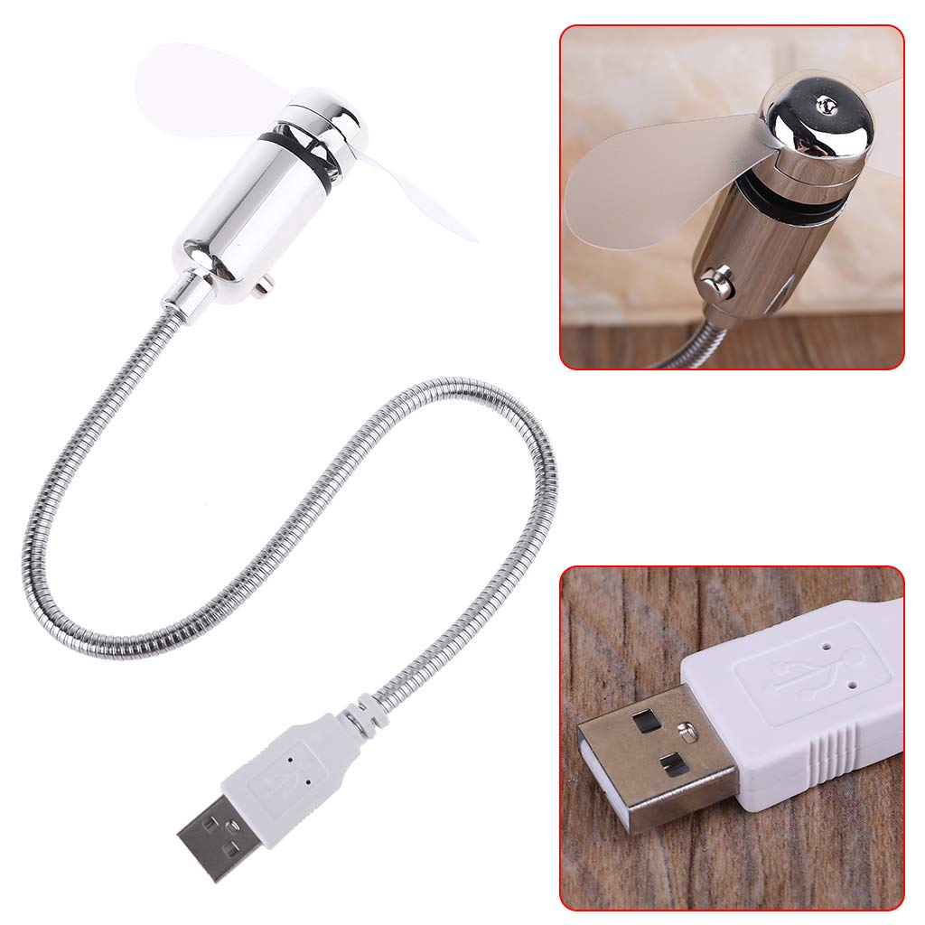 Energy Saving Flexible USB Cooling Fan with Switch for Laptop & Notebook - Portable Desktop Cooling Fan for Home, Office & Travel Use