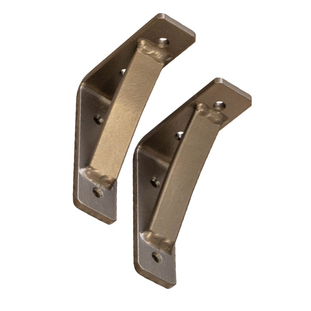 RRD Steel Heavy Duty Shelf Brackets (2 Pack) - 4