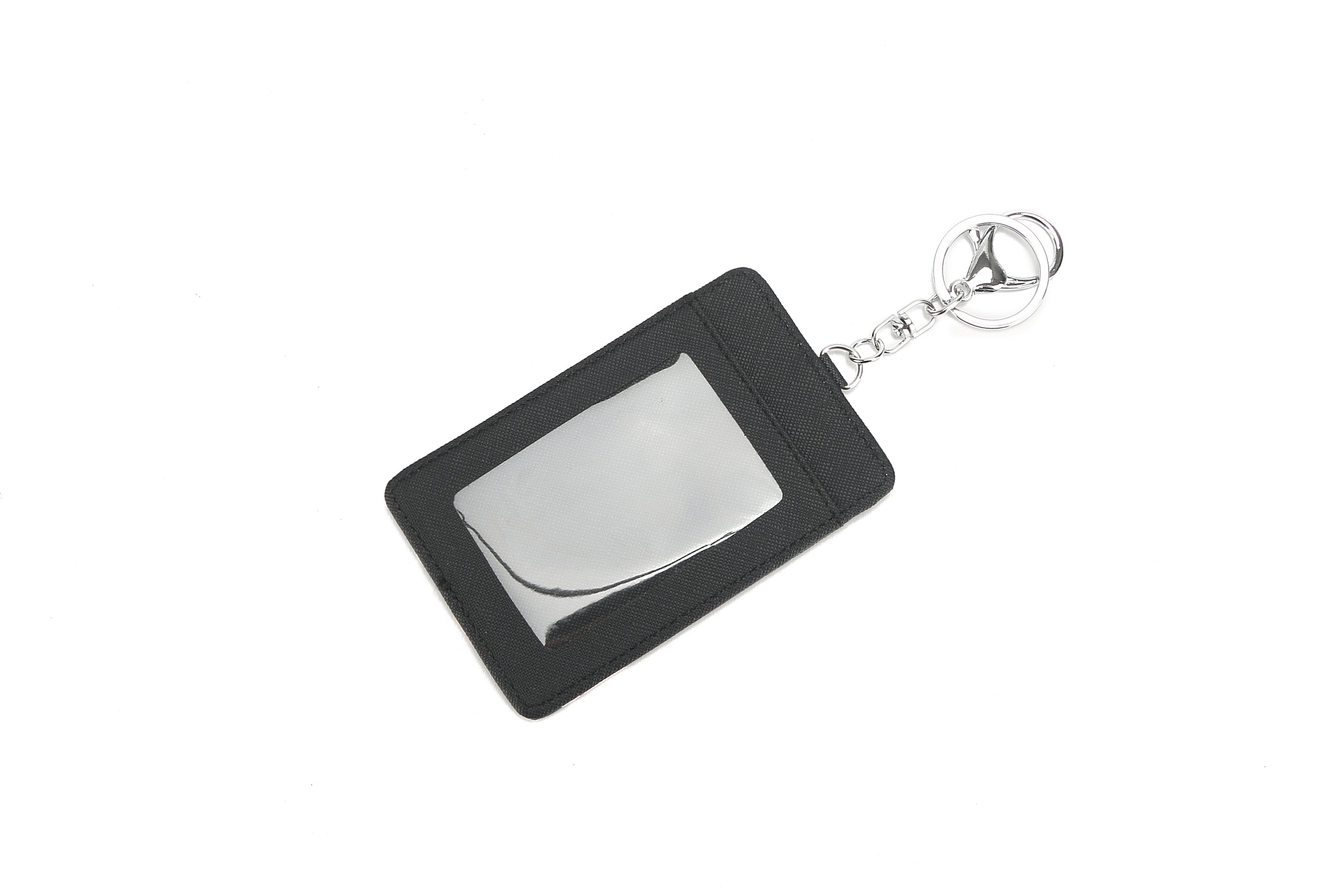 April Koi Navy Genuine Leather Card Holder - Slim RFID Blocking Wallet for Credit Cards & IDs - Perfect for Travel, Business, and Everyday Use