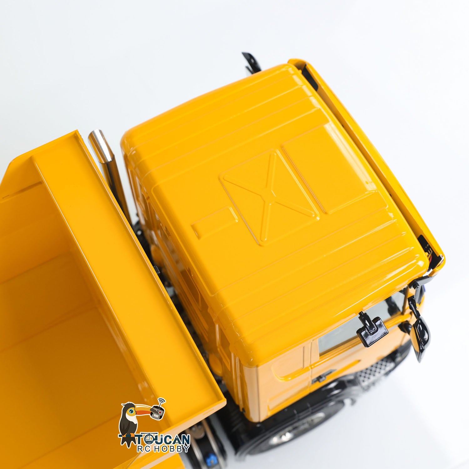 1/14 Scale Metal Remote Control Hydraulic Dump Truck - 8x8 RC Construction Vehicle with Differential & Full Tipper Function - Perfect for Construction Site Play, Collectors & RC Hobbyists