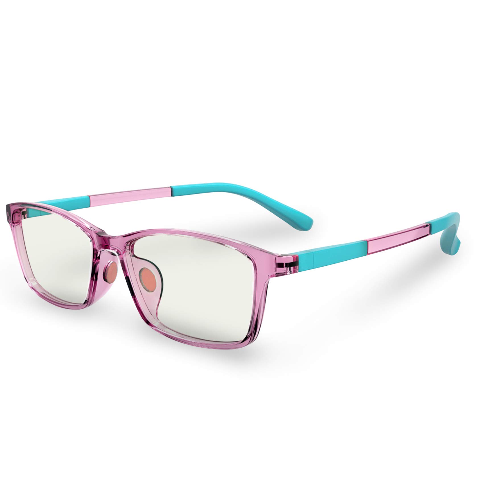Blue Light Blocking Glasses for Kids - Anti Eye Strain, UV Protection, Gaming & Screen Time Glasses for Boys & Girls | Perfect for Online Classes, Gaming & Reading