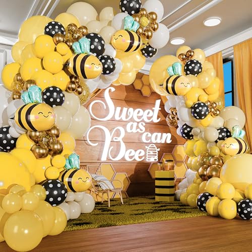 Yellow, White, Gold, Black Polka Dot