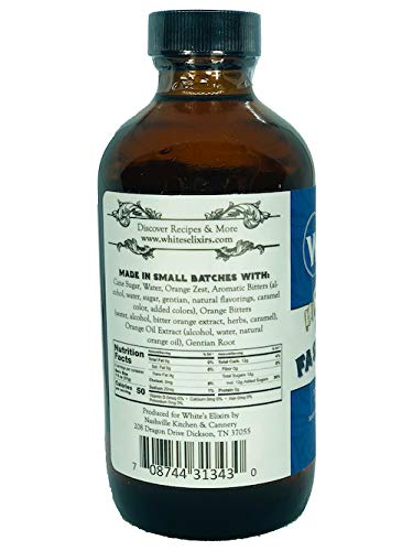 White's Elixirs Natural Cane Sugar Cocktail Mixers - 8oz Bottles (Old Fashioned Flavor, Pack of 4) | Premium Bar Mix for Whiskey Cocktails, Home Bartending & Party Drinks