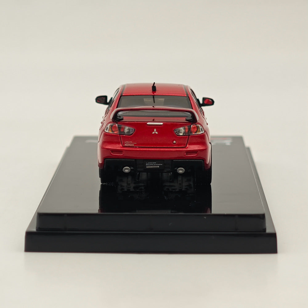 1/64 Scale Mitsubishi Lancer Evolution X Final Edition Diecast Model Car - Hobby Japan HJ642053AR - Collectible Miniature for Car Enthusiasts & Display Decor