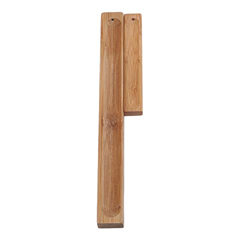 Adjustable Angle Long Wood Incense Holder Tray for Sticks - Perfect for Meditation, Yoga, and Aromatherapy (Size 1)