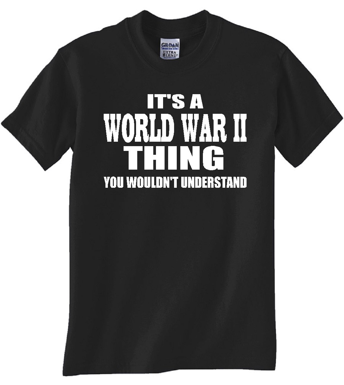 Vintage World War II Black T-Shirt - Patriotic Military Graphic Tee for Men & Women | Perfect for History Buffs, Veterans Day & Casual Wear