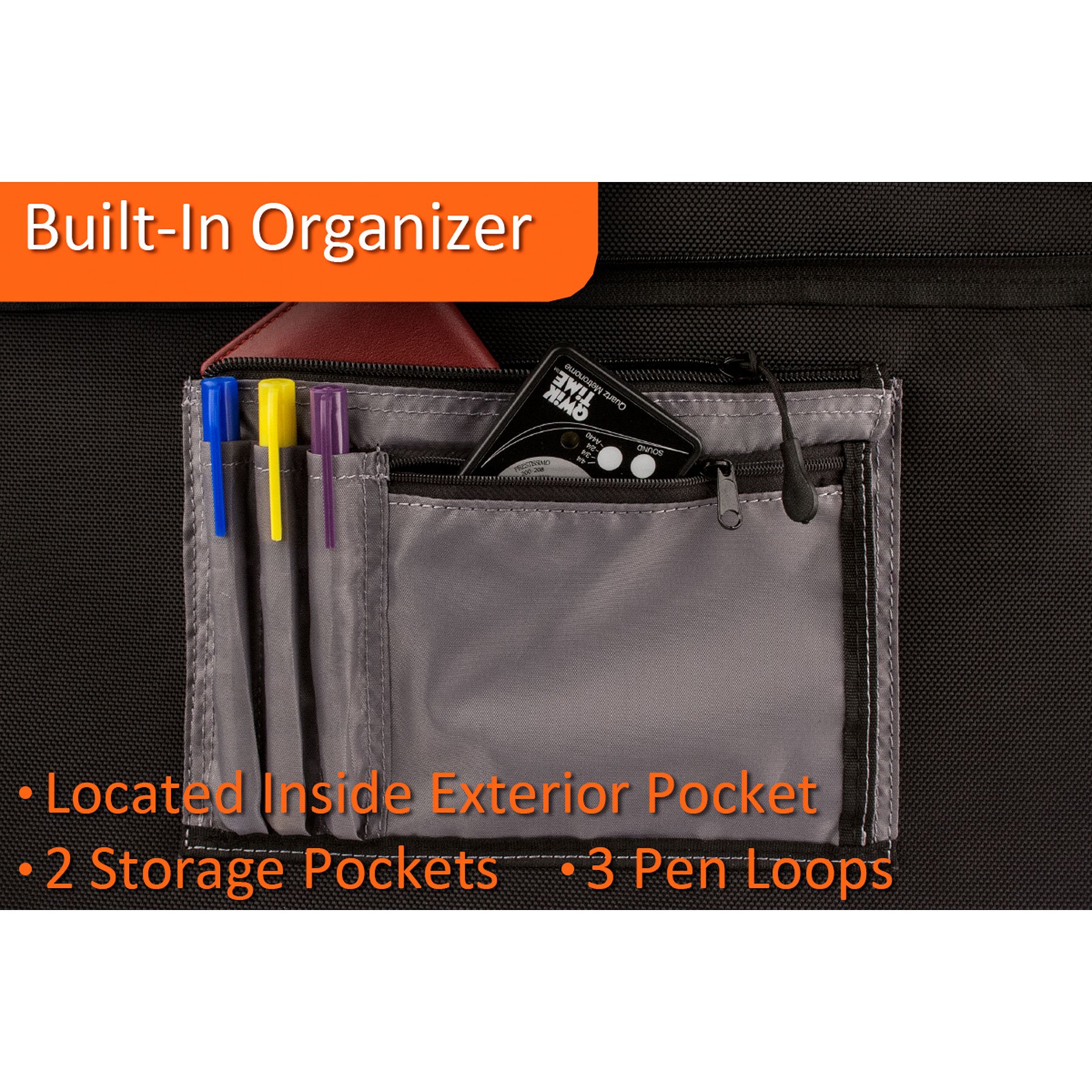 Protec PB301SCL Trumpet PRO PAC Slimline Case - Lightweight & Durable Trumpet Case for Professional Musicians - Perfect for Travel, School, and Performances