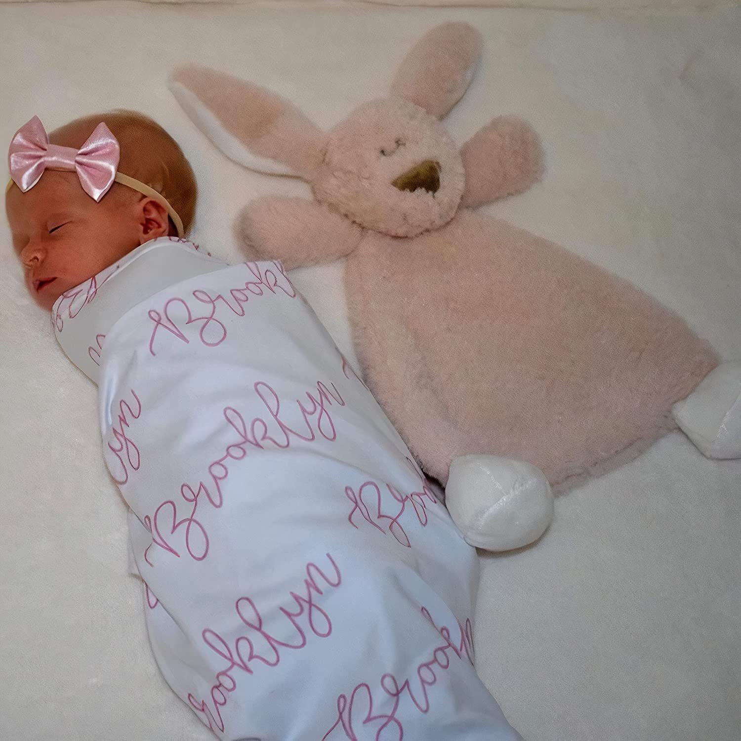 Custom Personalized Blanket with Name - Baby & Adult Fleece Blankets for Newborns, Kids & Parents | Perfect Baby Shower Gift, New Mom Present & Cozy Family Keepsake | Nursery, Bedroom & Couch Use