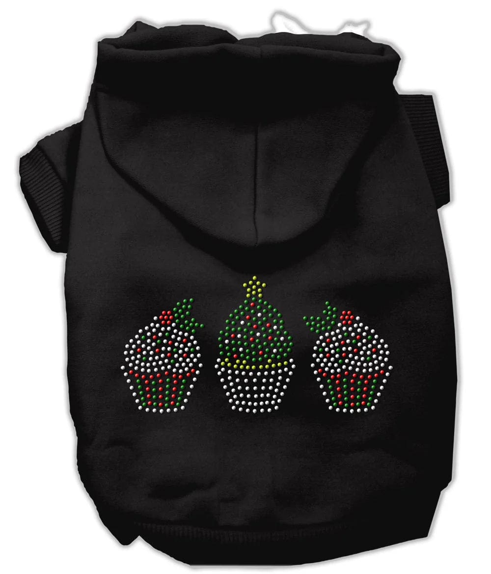 Sparkly Rhinestone Cupcake Hoodie for Women - Trendy Sweatshirt with Glitter Design - Perfect for Parties, Birthdays & Casual Wear