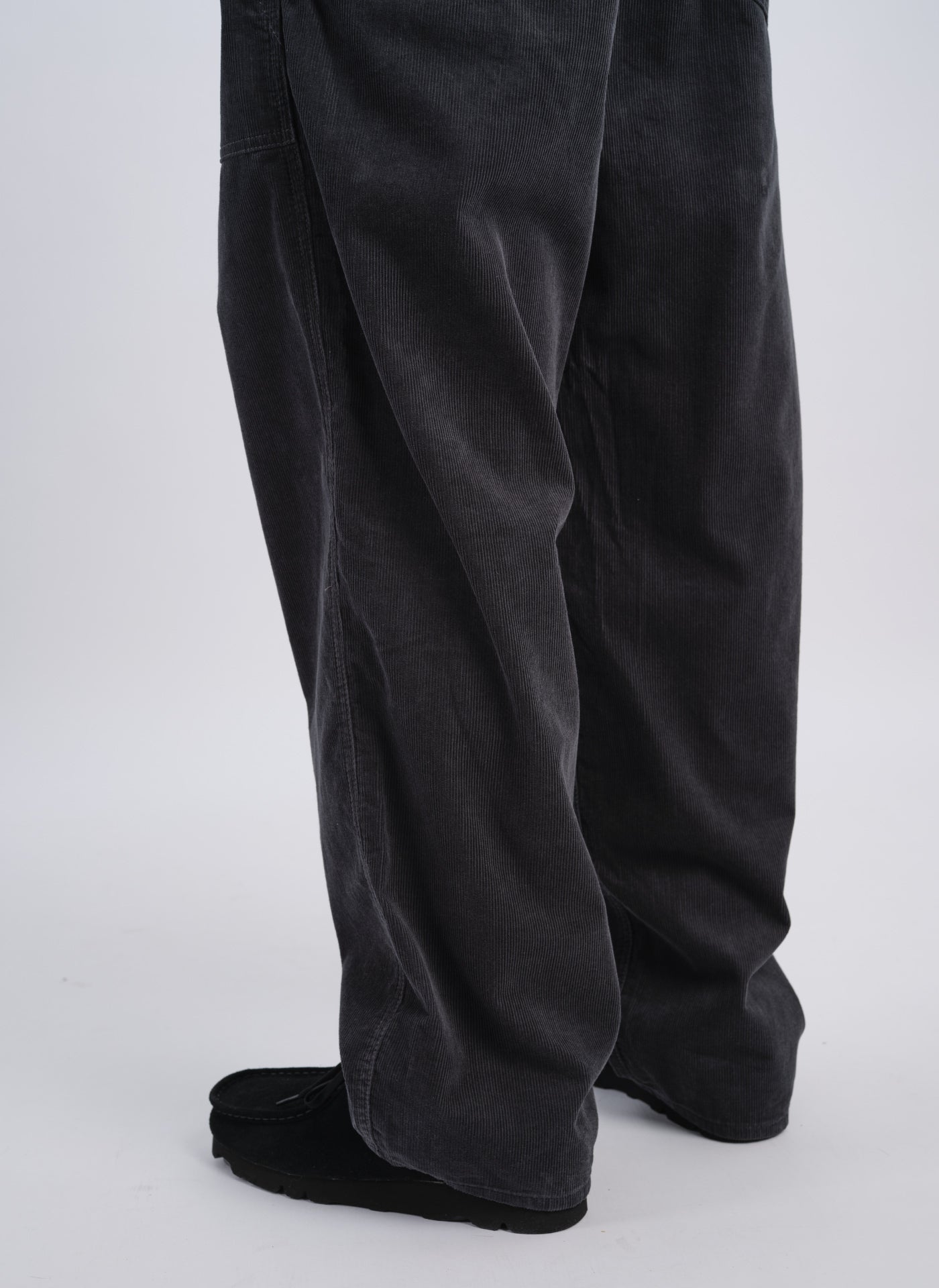14W Corduroy Wide Tapered Baker Pants for Women - Comfortable High Waisted Work Pants for Baking, Cooking & Casual Wear