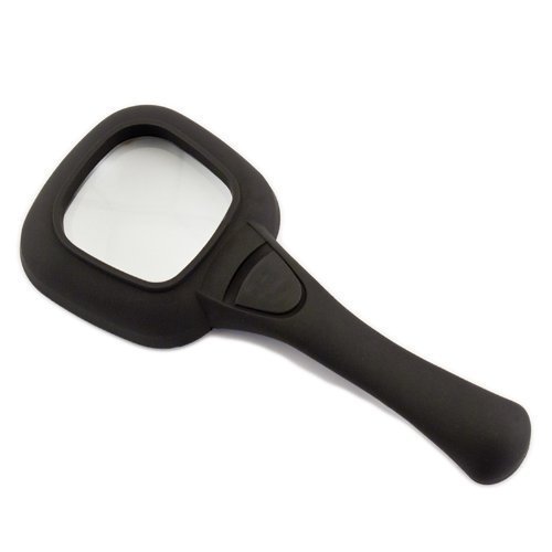 LED Handheld Magnifier with UV Light - 5X Magnifying Glass for Reading, Jewelry Inspection, Coin & Stamp Collecting - Perfect for Seniors & Hobbyists