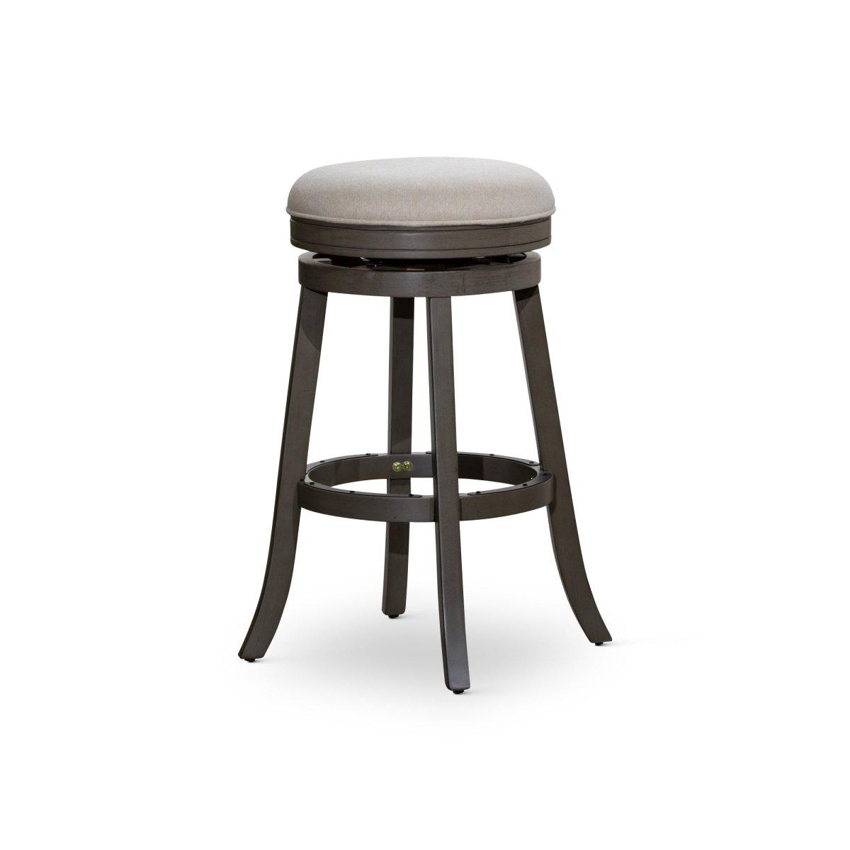 Premium Backless Fabric Swivel Stool - 24