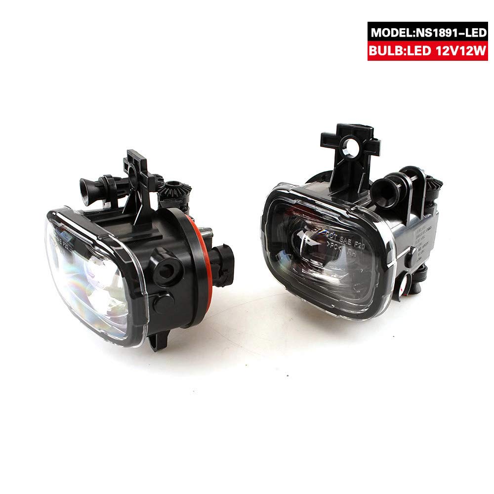 Nissan Patrol 2020 2021 LED Fog Lights Kit - Waterproof Front Bumper Driving Lamps Assembly Replacement for Off-Road & Night Driving Safety