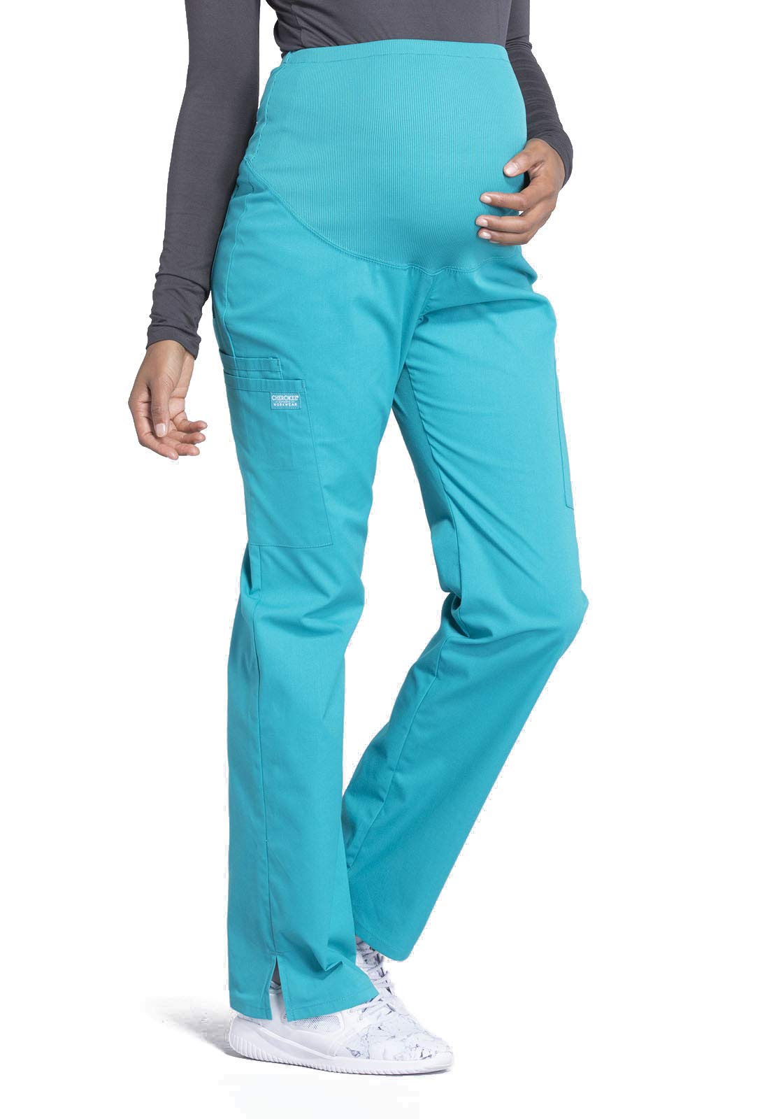 Cherokee Maternity Scrub Pants for Women - Soft Stretch Workwear WW220 | Comfortable Nursing Uniform for Healthcare Professionals & Pregnant Nurses