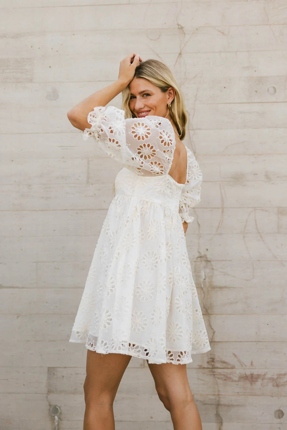 Leda Floral Babydoll Dress - Women's Sexy Lace Nightgown & Sleepwear for Date Night & Boudoir Photography | Plus Size Available