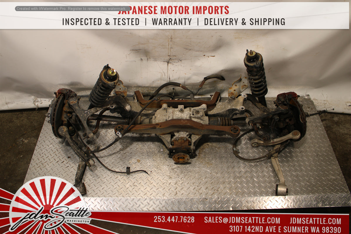 JDM Mitsubishi Evo 7 8 CT9A Complete Front & Rear Suspension Kit with Subframes & Differential - Performance Upgrade for Racing & Drifting