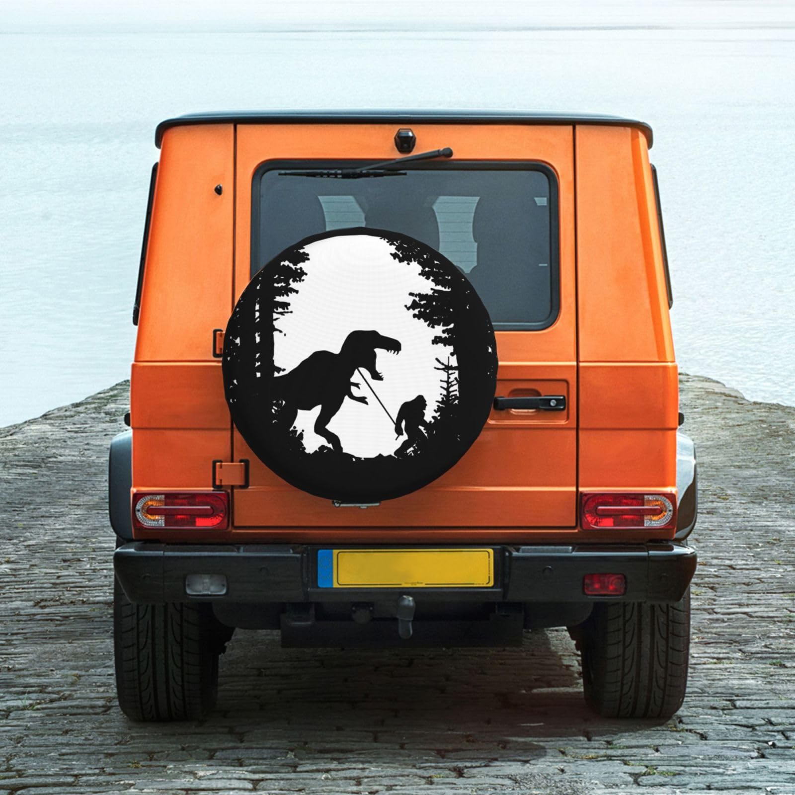 Dinosaur Bigfoot RV Spare Tire Cover - Universal 16