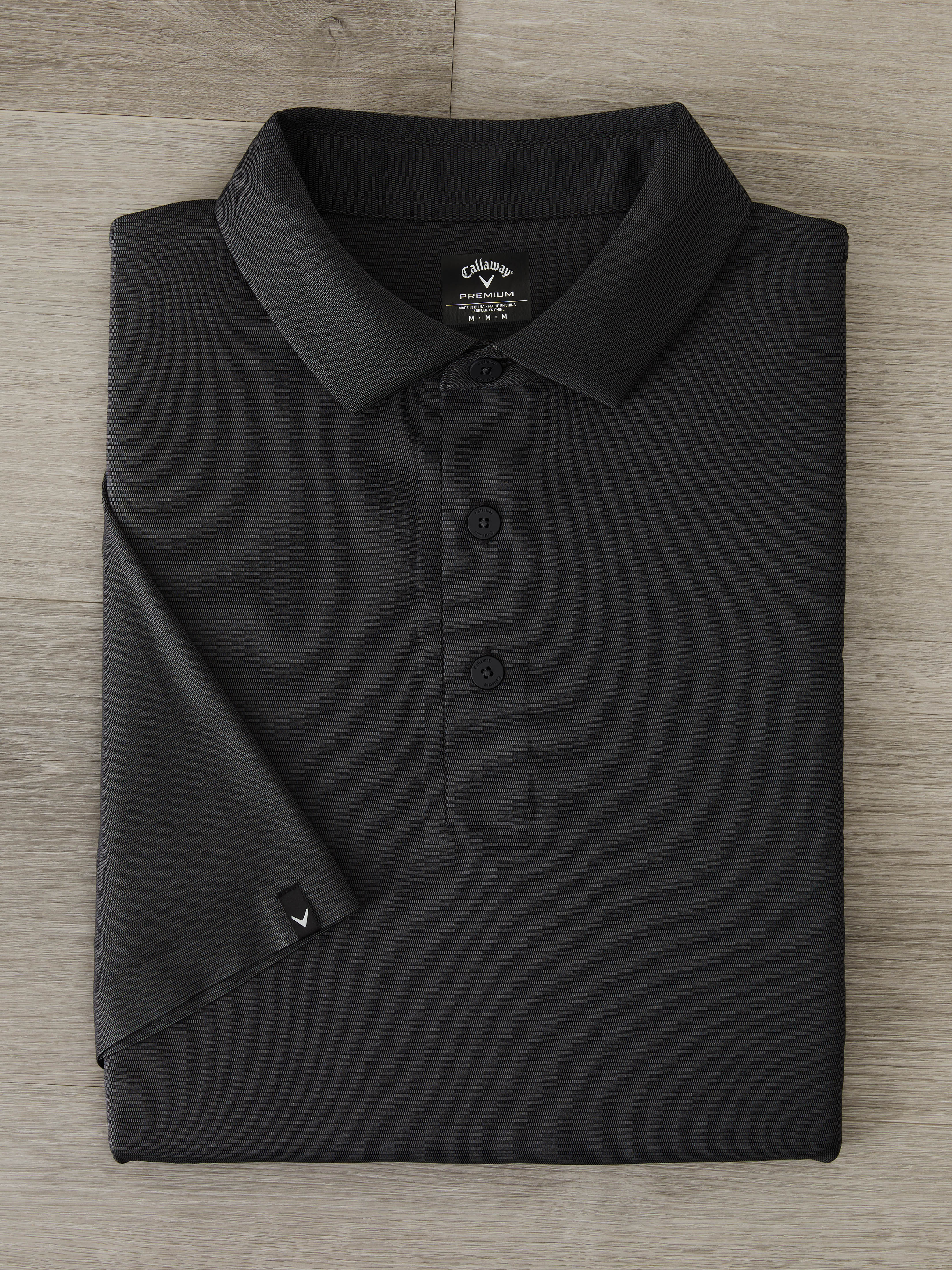 Premium Men's Jacquard Golf Polo Shirt - Breathable & Moisture-Wicking for Comfort on the Course | Perfect for Golf, Casual Wear & Outdoor Activities