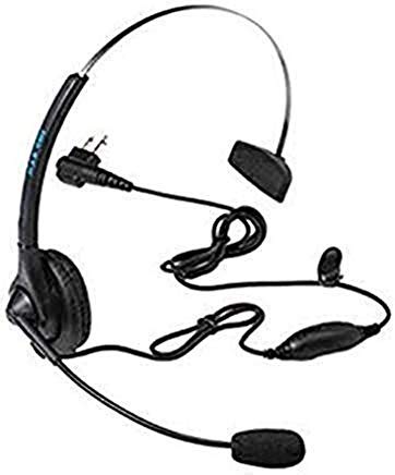 PMLN4445A Ultra Lightweight Headset with PTT Button - Noise Cancelling Clear Communication for Gaming, Call Centers & Outdoor Activities