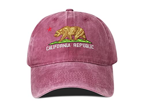 California Bear (Washed Burgundy)