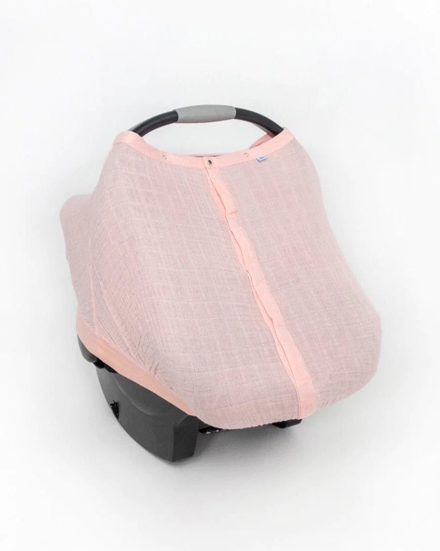 Little Unicorn Cotton Muslin Car Seat Canopy - Soft Baby Car Seat Cover for Sun Protection & Privacy - Perfect for Strollers, Shopping Carts & Travel