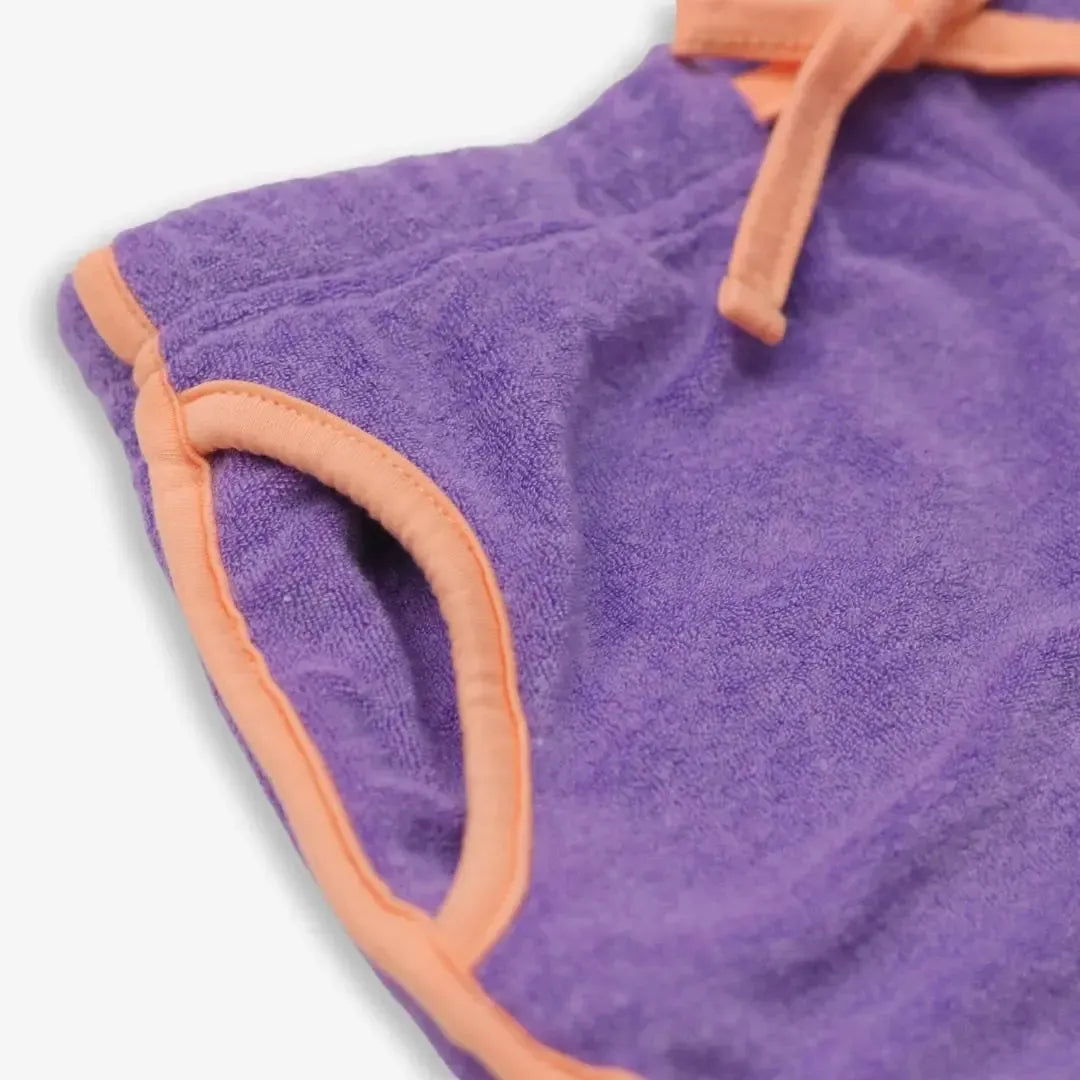 Appaman Terry Shorts for Women - Soft Violet Cotton Shorts for Summer, Lounge, and Beach Wear