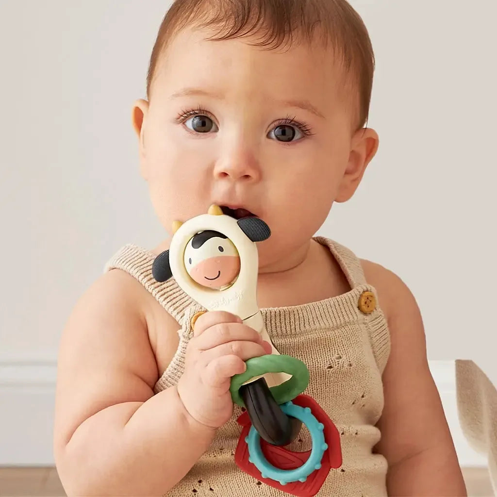 Itzy Ritzy Itzy Spinner - Fun & Interactive Baby Toy for Sensory Play, Motor Skills Development - Perfect for Playtime, Travel & Daycare Activities