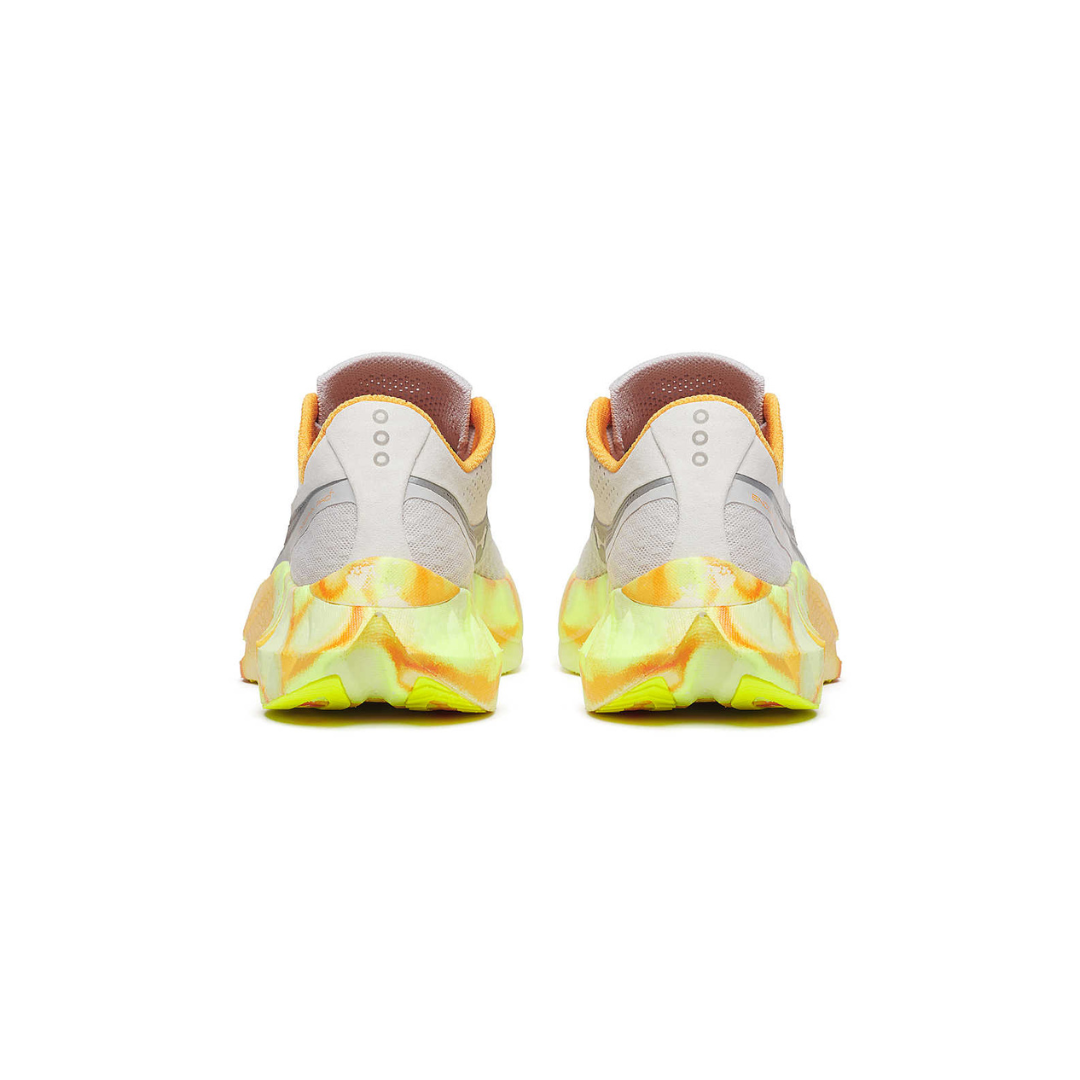 Saucony Women's Endorphin Pro 4 Road Running Shoes - Lightweight & Cushioned for Marathon Training (Fog/Peel) | Perfect for Long Distance Running & Speed Workouts