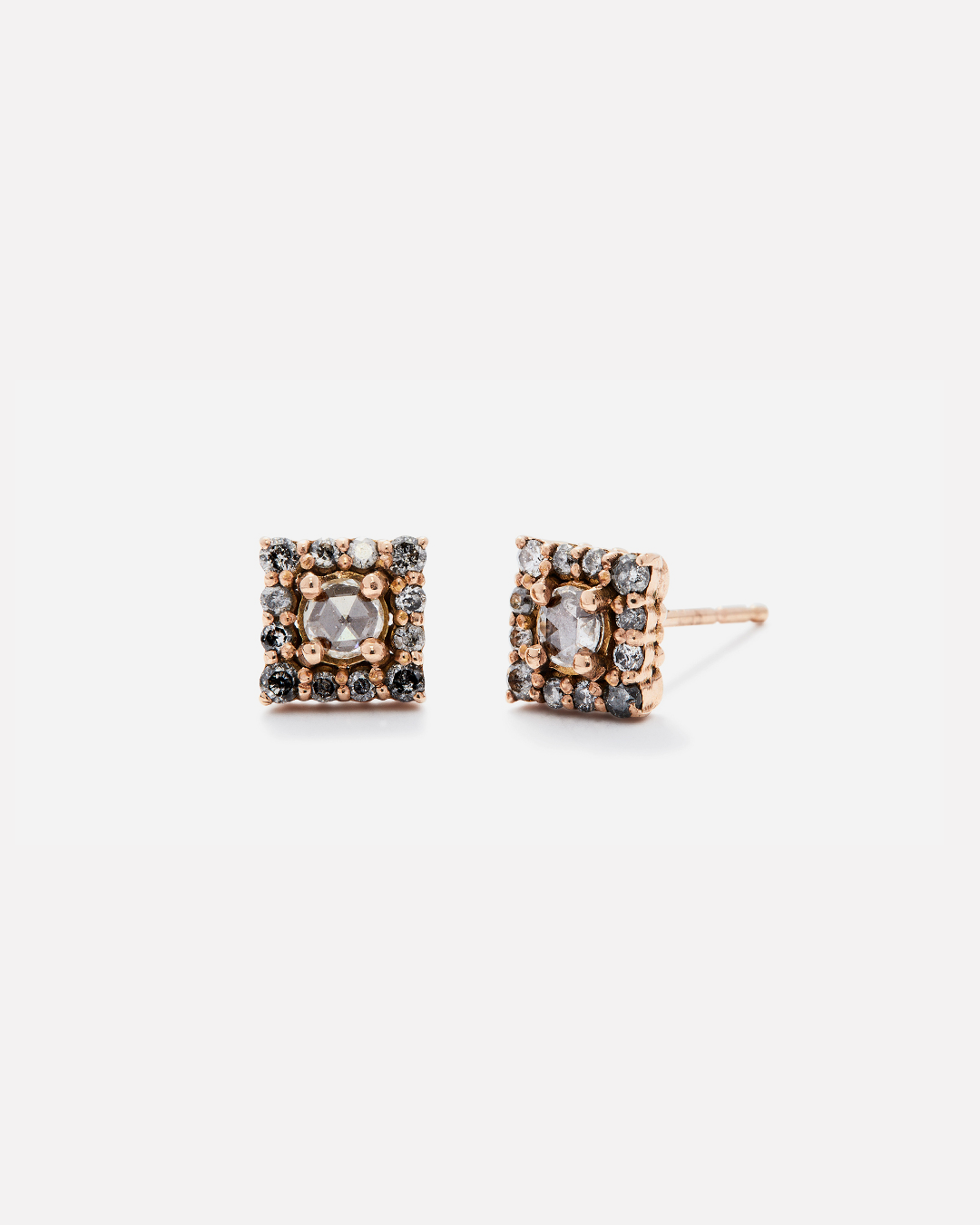 Exquisite Cathedral & Rose Cut Stud Earrings for Women - Vintage Inspired Jewelry - Perfect for Weddings, Parties & Special Occasions