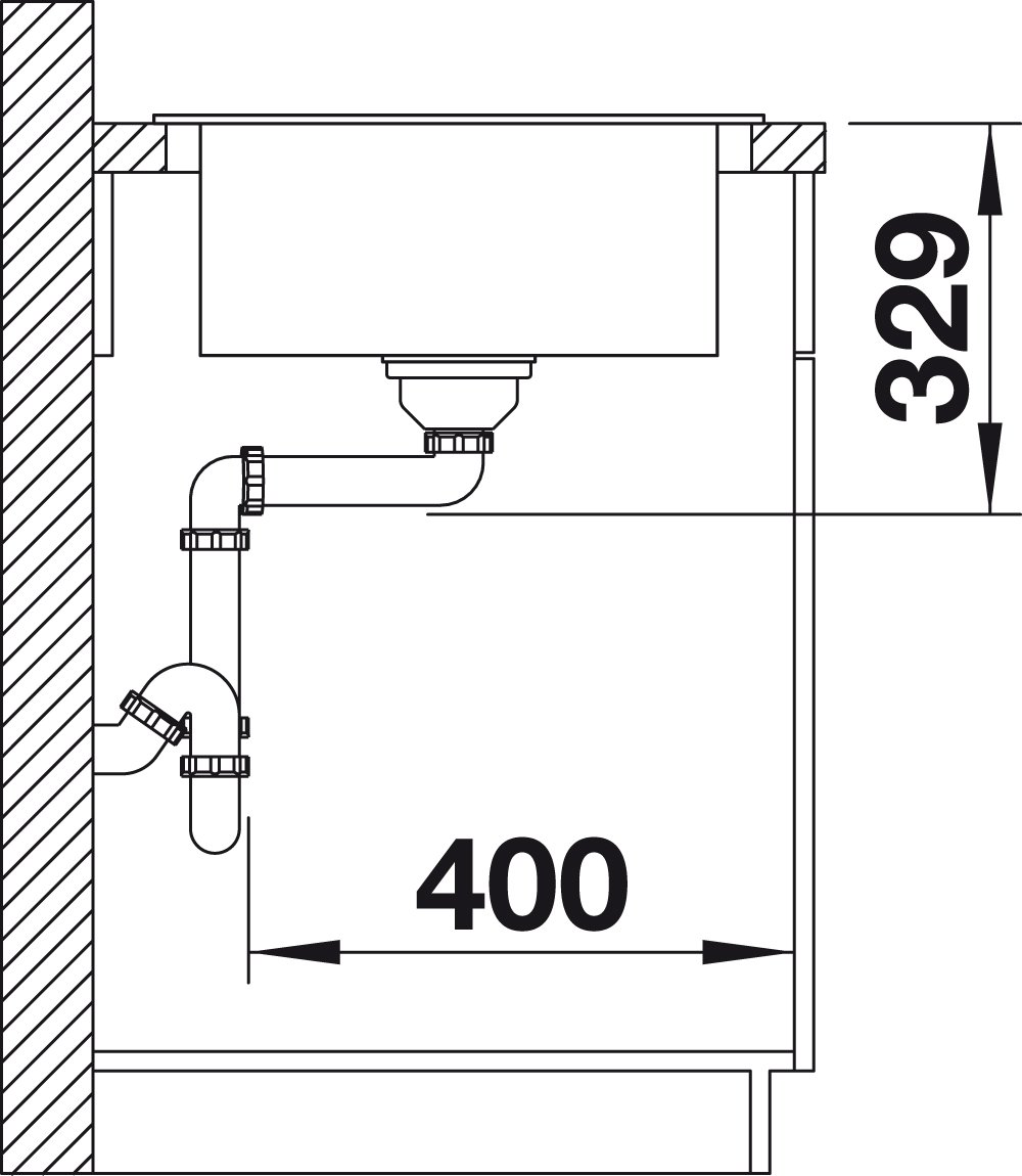 BLANCO Elon XL 8 S Undermount Kitchen Sink - Premium Silgranit PuraDur Material in Champagne Color | Perfect for Modern Farmhouse & Contemporary Kitchen Designs