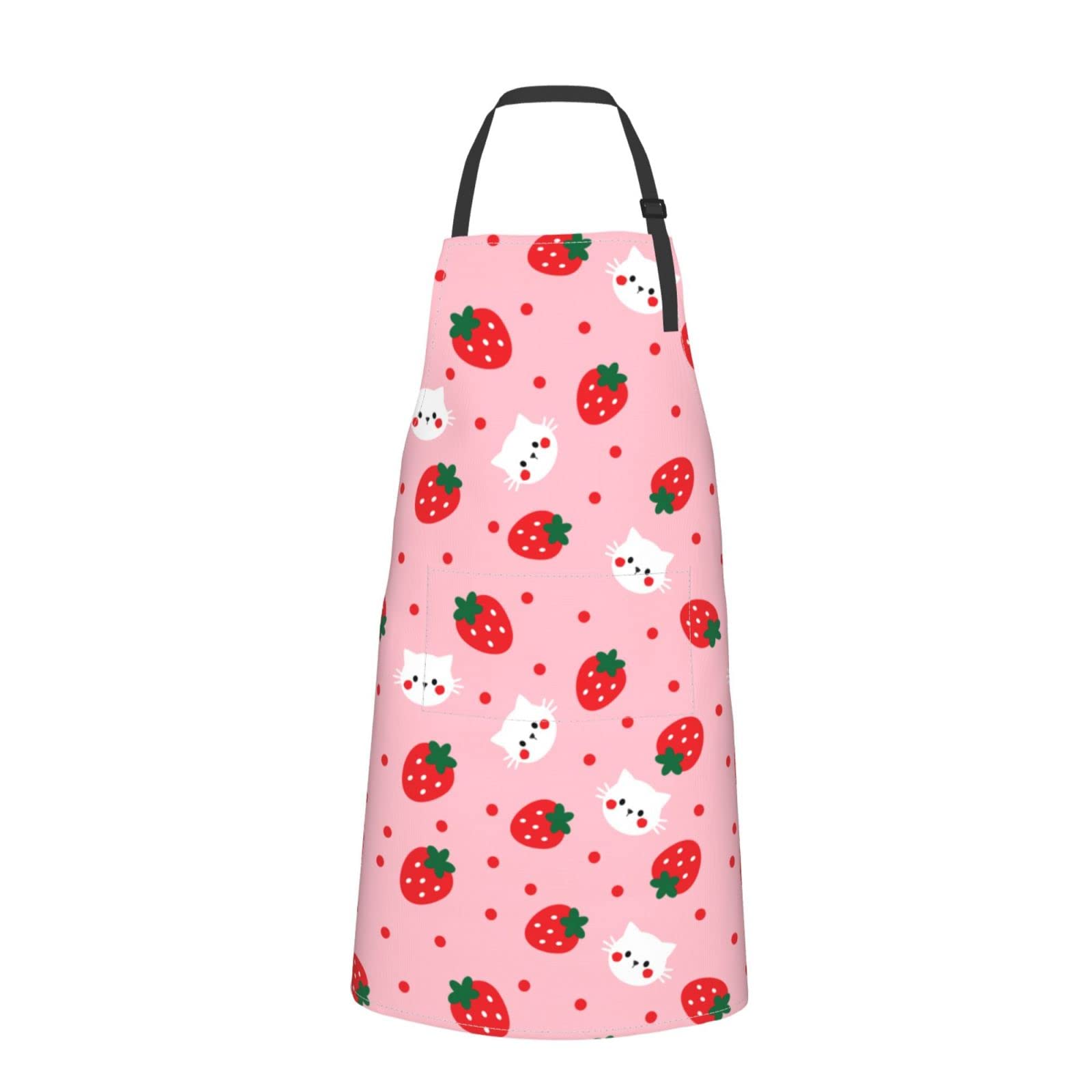 Stylish Adjustable Aprons for Women & Men with Pockets - Perfect for Cooking, Baking, BBQ & Kitchen Work - Machine Washable Kitchen Apparel