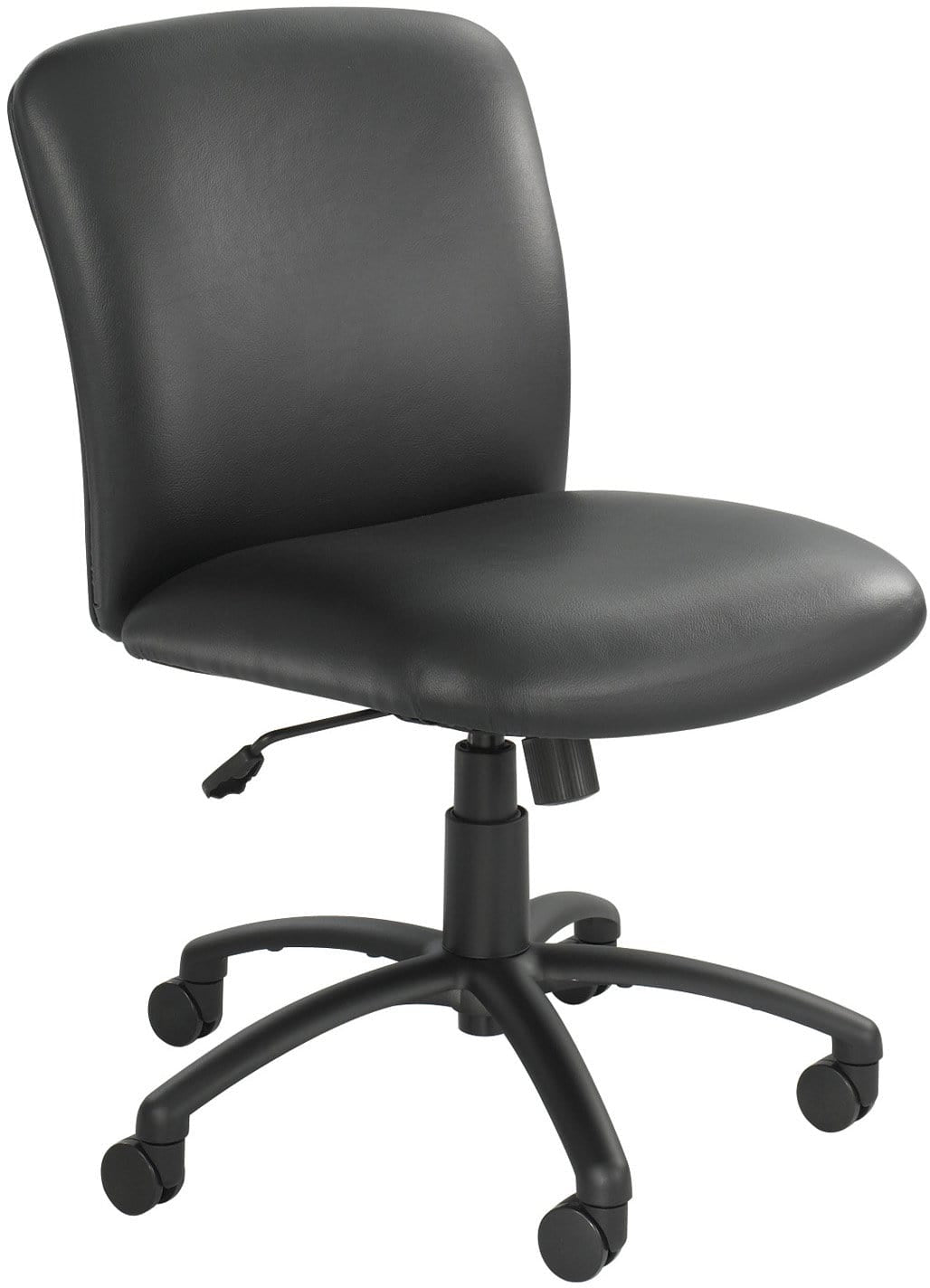 Safco 3491 Mid Back 24/7 Office Chair - 500 lb Weight Capacity - Ergonomic Desk Chair for Home & Office Workspaces